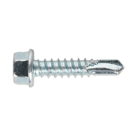 Zinc Plated Self-Drilling Hex Head Screw 5.5 x 25mm - Pack of 100