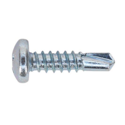 Zinc Plated Self-Drilling Pan Head Phillips Screw 4.8 x 19mm - Pack of 100