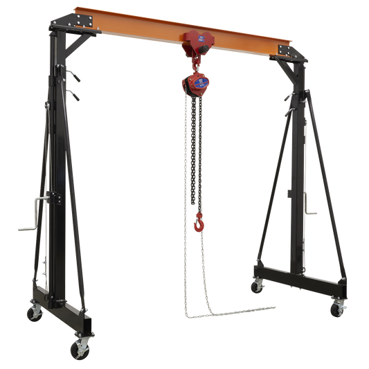 Portable Adjustable Gantry Frame with Trolley Combo 2 Tonne