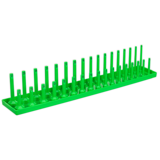 Premier Socket Holder 1/2"Sq Drive 10-27mm - Hi-Vis Green