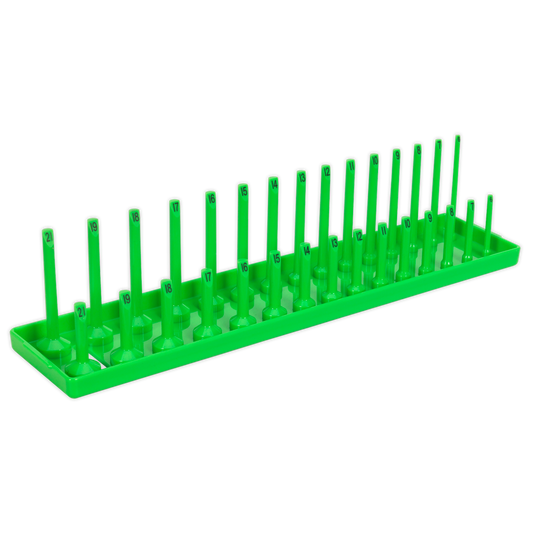 Premier Socket Holder 3/8"Sq Drive 6-21mm - Hi-Vis Green