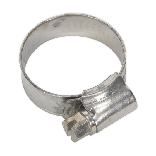 Stainless Steel Hose Clip 16-27mm - Pack of 10