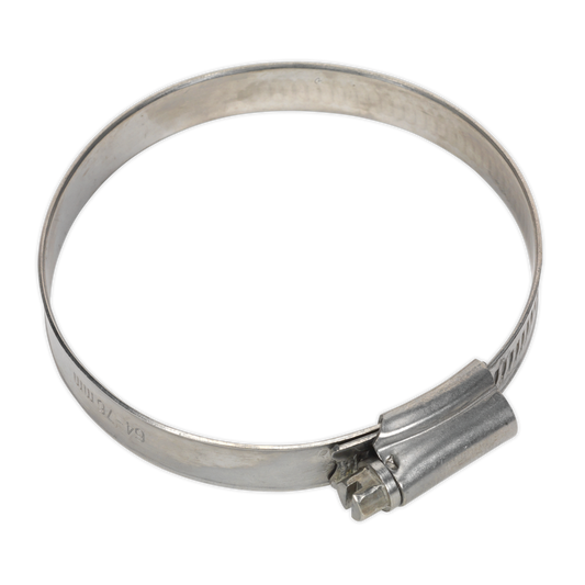 Stainless Steel Hose Clip 64-76mm - Pack of 10