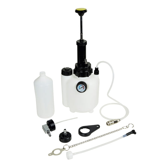 POWERHAND 3L Brake Fluid Bleeder with 1L Waste Bottle