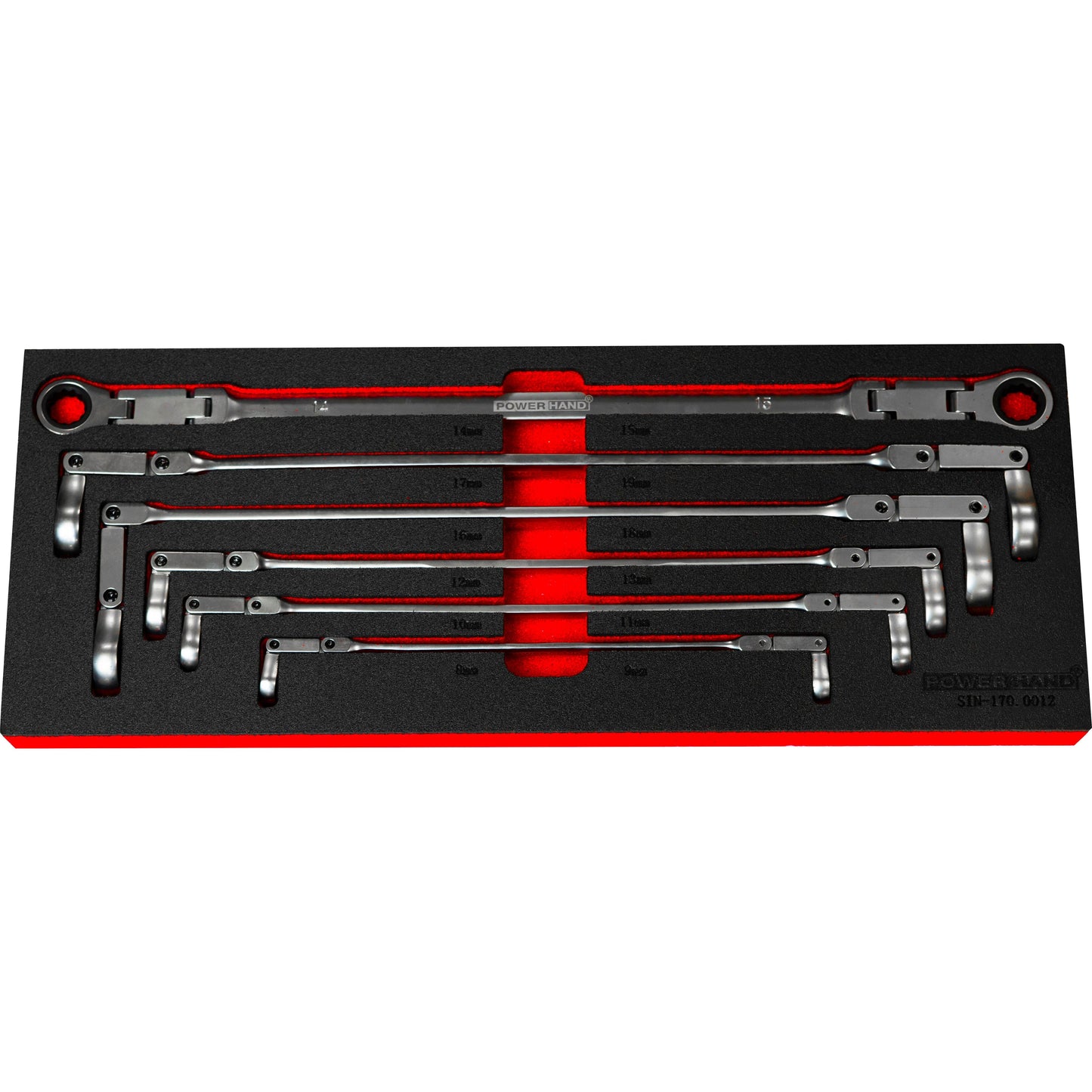 POWERHAND 6Pc XL Flexible Ratchet Wrench Set