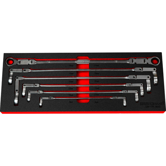 POWERHAND 6Pc XL Flexible Ratchet Wrench Set