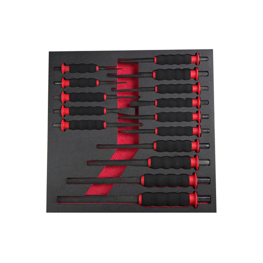 POWERHAND Ergonomic Soft Grip Punch Set