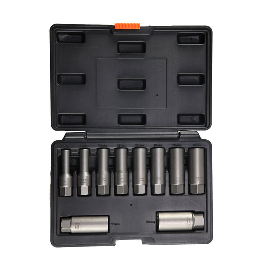 POWERHAND 10Pc Spiral Type Deep Bolt Extractor Set