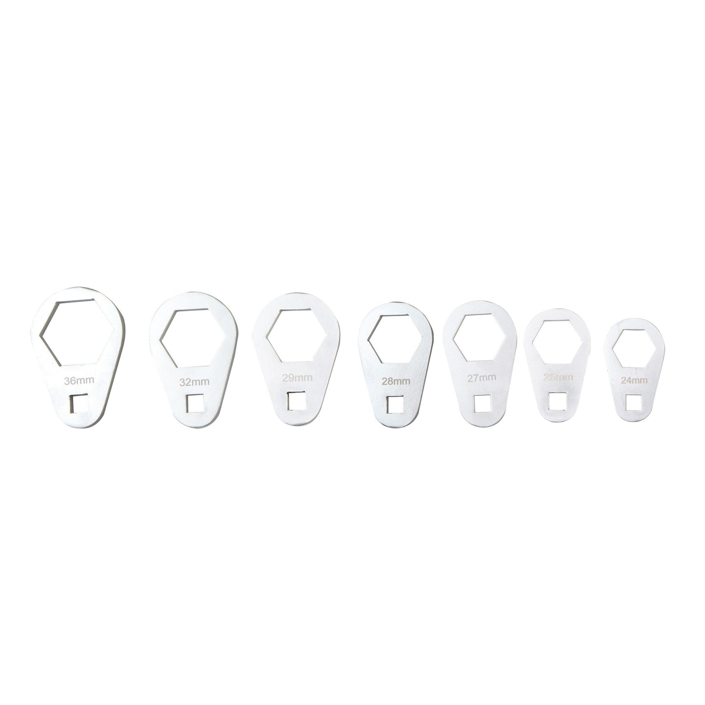 POWERHAND 7Pc Oil Filter Housing Offset Wrench Set
