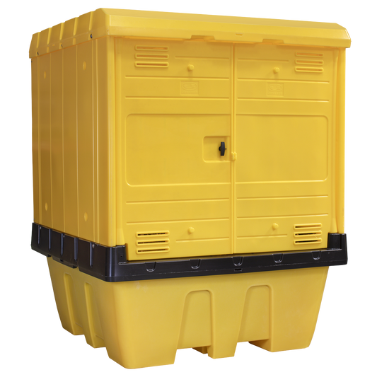 IBC Barrel Bund with Weathertight Hardcover