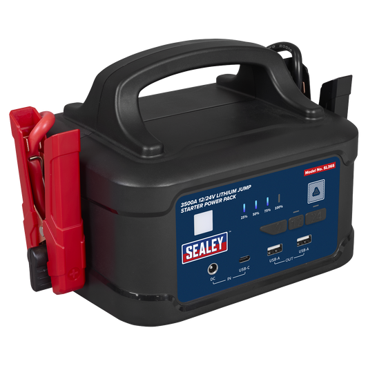 3500A 12/24V Lithium Jump Starter Power Pack