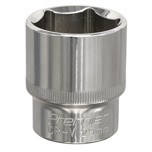 Premier Fully Polished Socket 1/2"Sq Drive 29mm