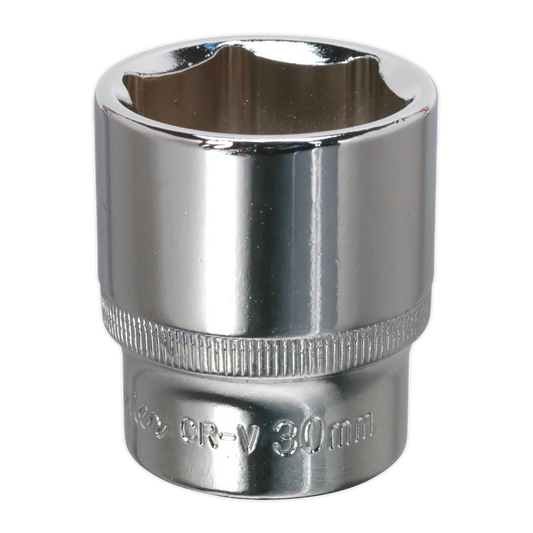Premier Fully Polished Socket 1/2"Sq Drive 30mm