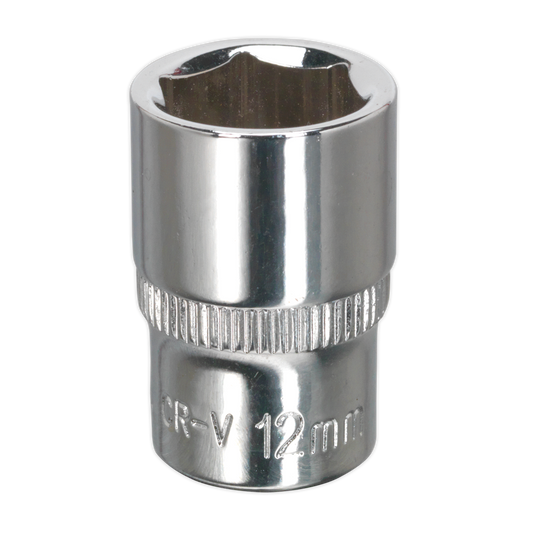 Premier Fully Polished Socket 1/4"Sq Drive 12mm