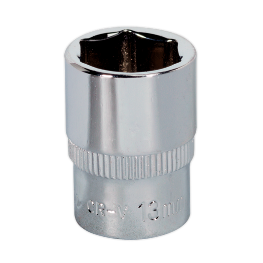Premier Fully Polished Socket 1/4"Sq Drive 13mm