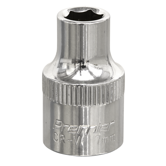 Premier Fully Polished Socket 3/8"Sq Drive 7mm