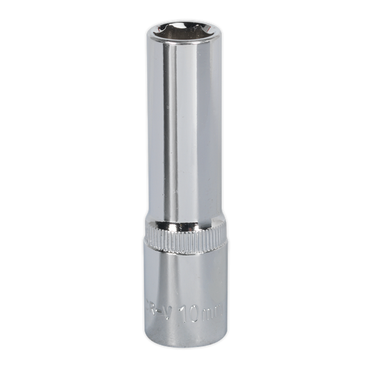 Premier Fully Polished Deep Socket 3/8"Sq Drive 10mm
