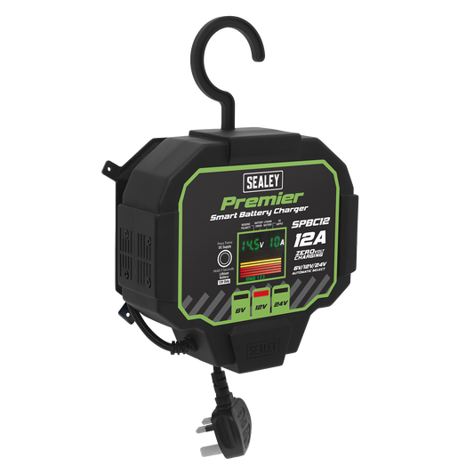 Premier Fully Automatic Battery Charger & Maintainer 12A
