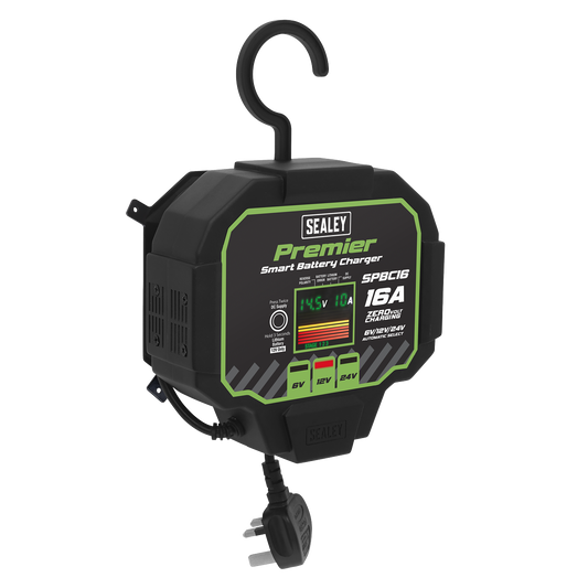 Premier Fully Automatic Battery Charger & Maintainer 16A