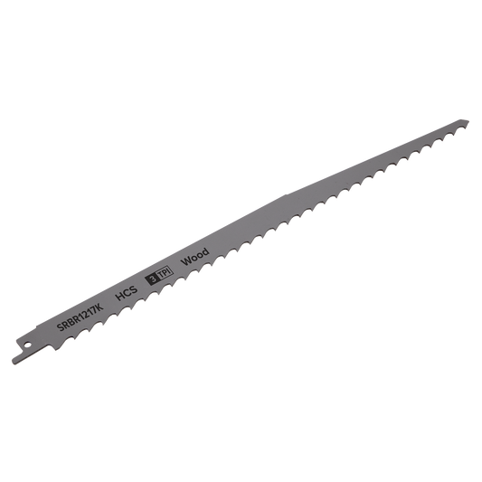 Reciprocating Saw Blade for Pruning & Coarse Wood 300mm 3tpi - Pack of 5