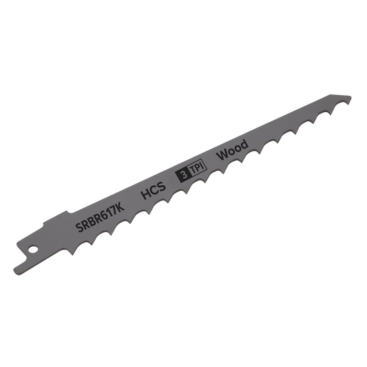 Reciprocating Saw Blade for Pruning & Coarse Wood 150mm 3tpi - Pack of 5