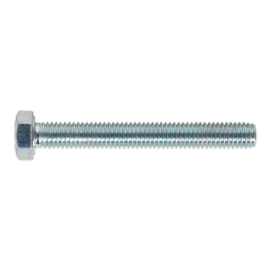8.8 Zinc Plated HT Setscrew M5 x 40mm, DIN 933 - Pack of 50