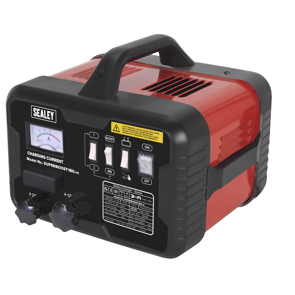 12/24V Starter/Charger 180/40A 230V