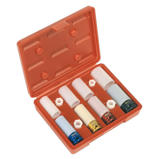 Alloy Wheel Impact Socket Set 1/2"Sq Drive 4pc
