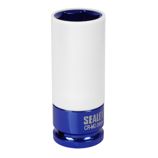Alloy Wheel Impact Socket 1/2"Sq Drive 24mm