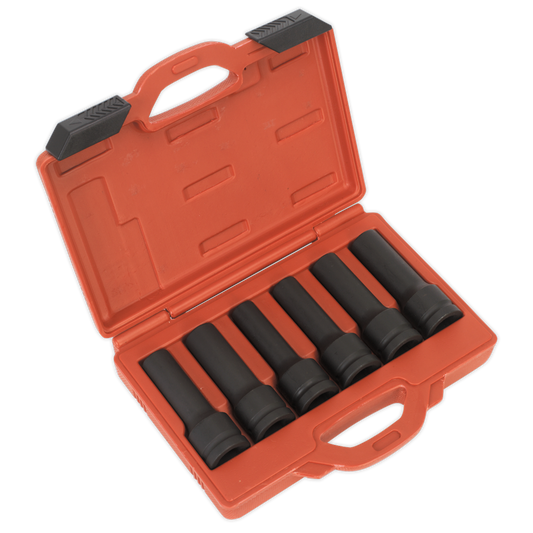 Impact & TRX-Star* Female Deep Socket Set 3/4"Sq Drive 12-Point 6pc
