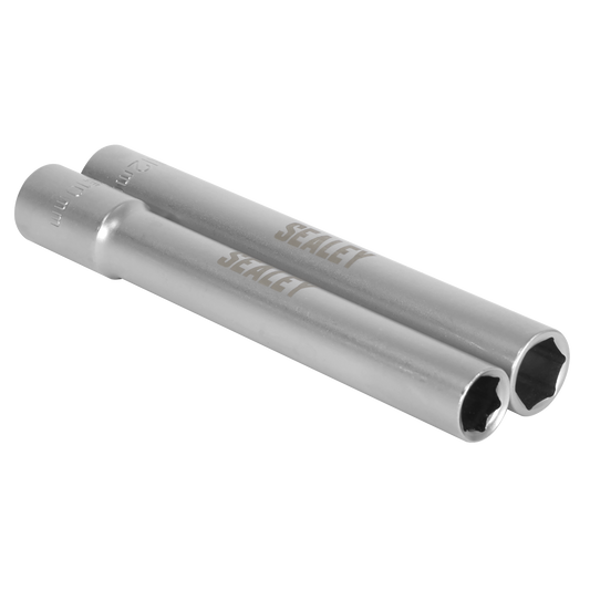 Extra-Deep Socket Set 3/8"Sq Drive 2pc