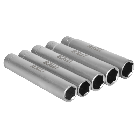 Extra-Deep Socket Set 1/2”Sq Drive 5pc