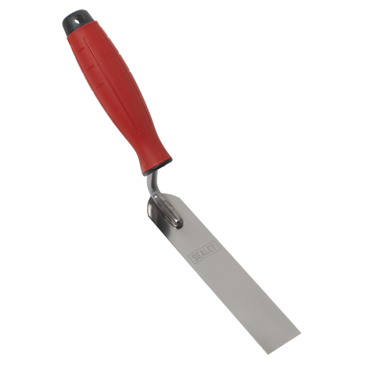 Stainless Steel Finishing Trowel with Rubber Handle 30 x 160mm