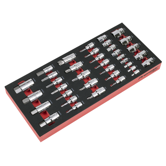 Premier Socket Bit Set with Tool Tray 37pc