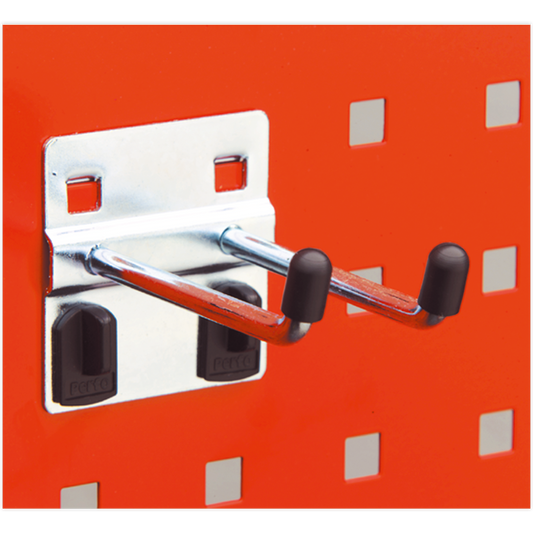 Double Prong Hook with Angled End 6 x 25mm - Pack of 5
