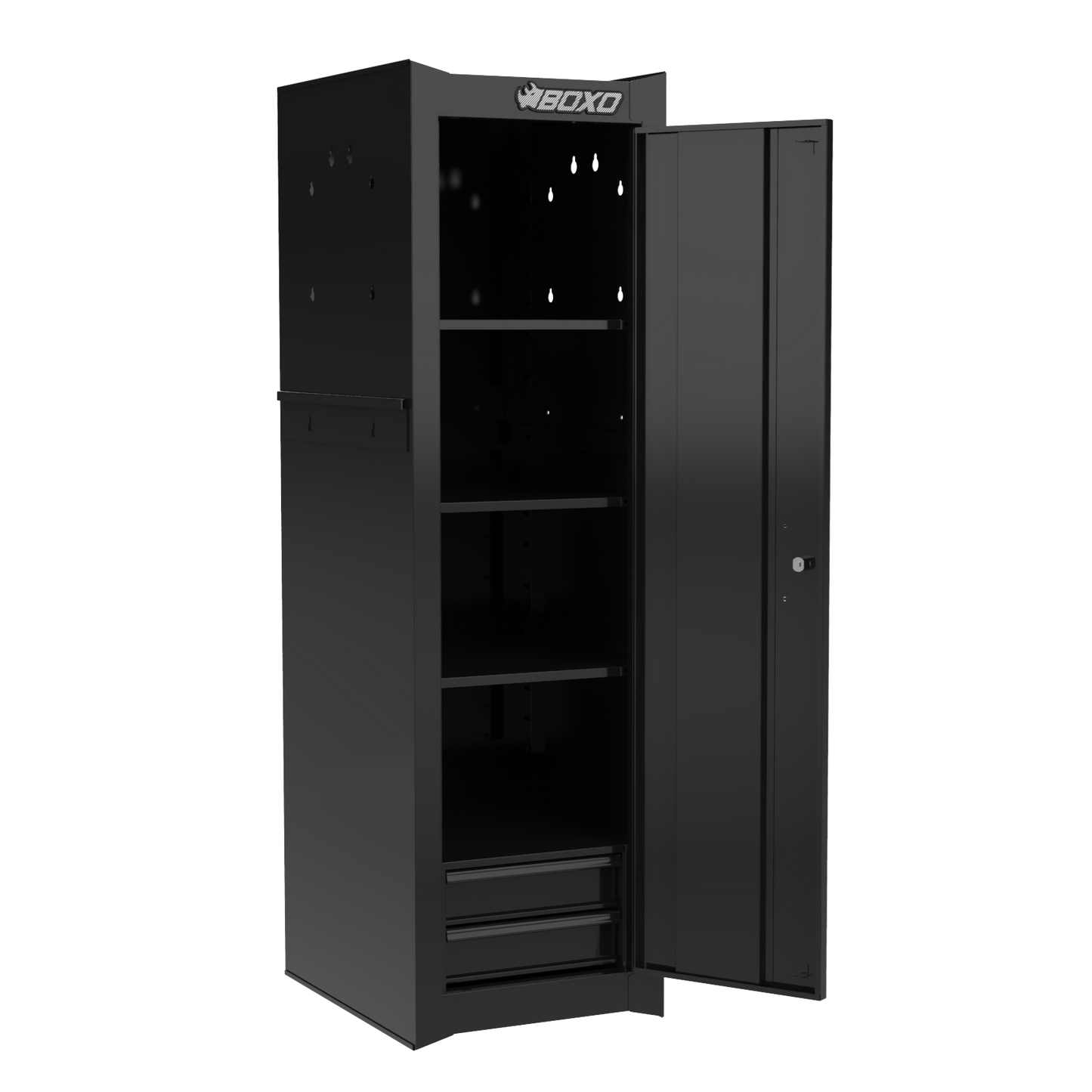 BOXO Full Height Side Locker - Black