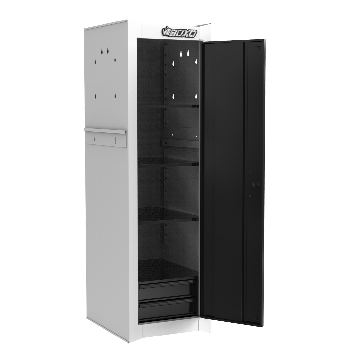 BOXO Full Height Side Locker - White