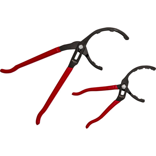 BOXO 2Pc Adjustable Oil Filter Pliers