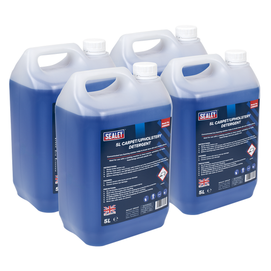 Carpet/Upholstery Detergent 5L - Pack of 4