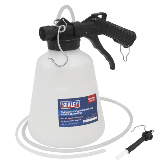 Pneumatic Fluid Extractor/Brake Bleeder 2L