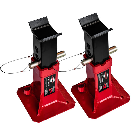 HURRICANE 12T 'V' Type Axle Stands - Pair