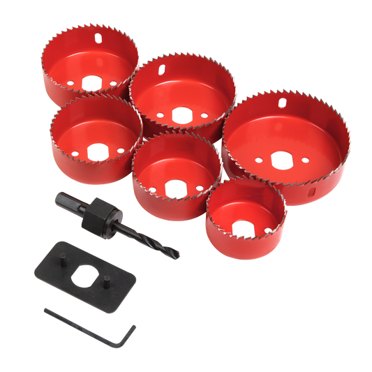 Worksafe® Downlight Hole Saw Kit 9pc