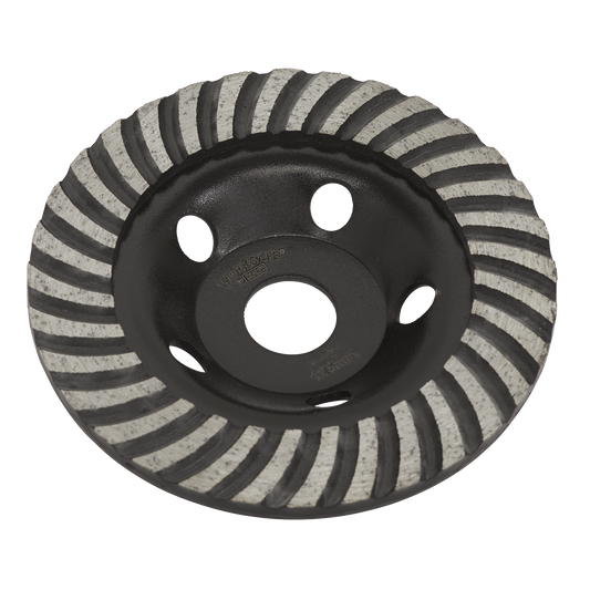 Worksafe® Turbo Row Concrete Grinding Head 125mm