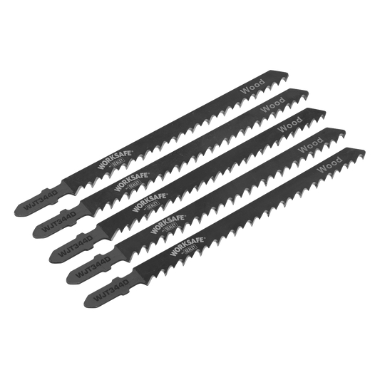 Worksafe® Jigsaw Blade for Wood 105mm 6tpi - Pack of 5