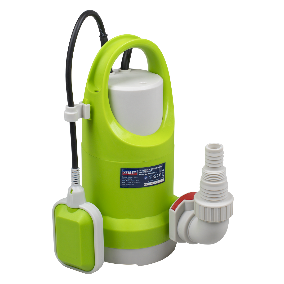 Submersible Dirty Pump Automatic 217L/min 230V