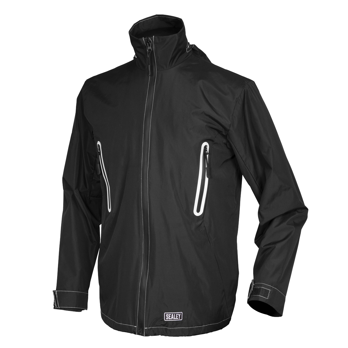 5V Heated Thermal Rain Jacket - 48" Chest, Large