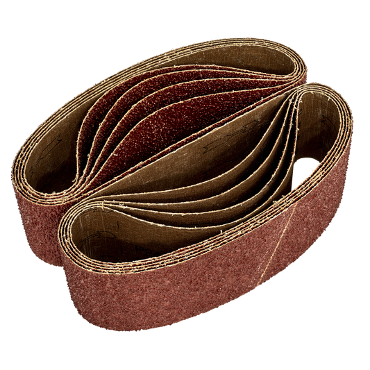 Worksafe® 75 x 533mm Sanding Belt 24Grit - Pack of 5
