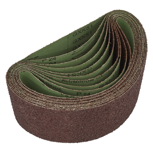 Worksafe® 100 x 610mm Sanding Belt 24Grit - Pack of 5