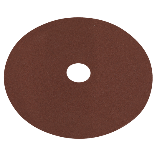 Worksafe® 115mm Fibre Backed Sanding Disc 120Grit - Pack of 25