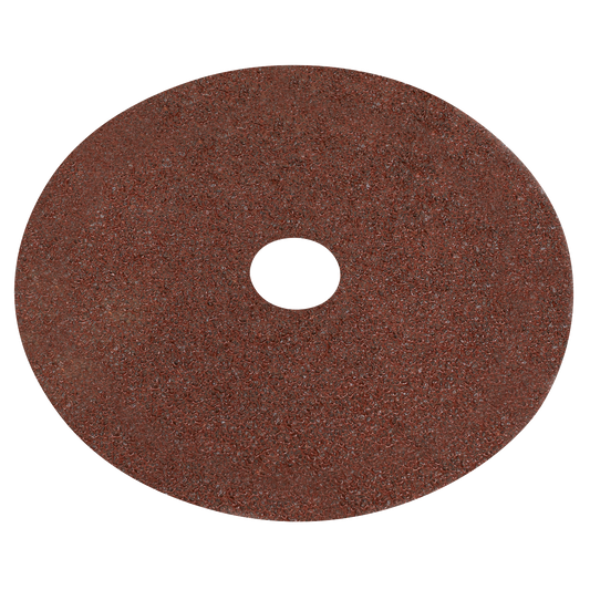 Worksafe® 115mm Fibre Backed Sanding Disc 24Grit - Pack of 25